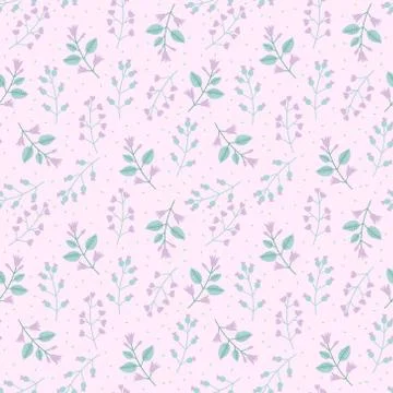 Seamless floral pattern Stock Illustration
