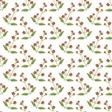 Seamless floral pattern Stock Illustration