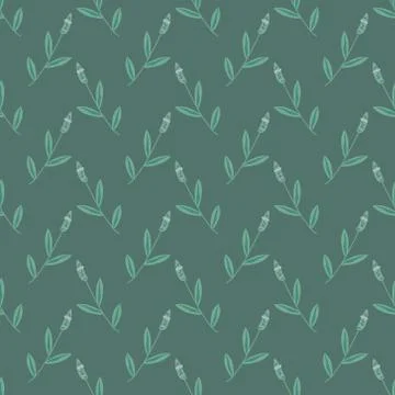 Seamless floral pattern Illustrazione stock