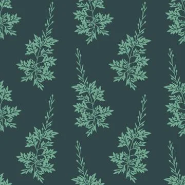 Seamless floral pattern Stock Illustration
