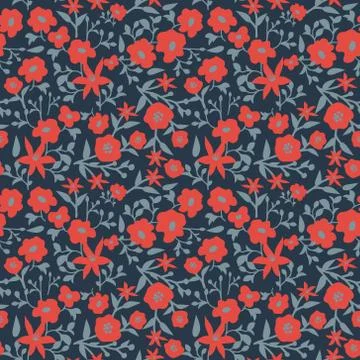 Seamless floral pattern Stock Illustration