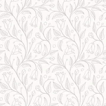 Seamless floral pattern Stock Illustration