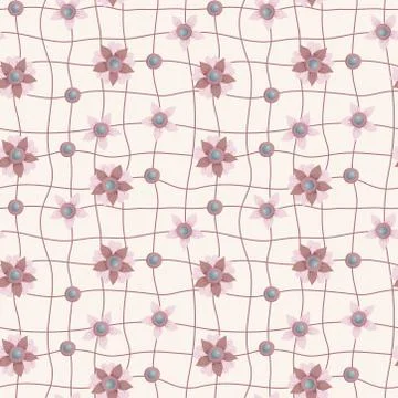 Seamless floral pattern.  Stock Illustration