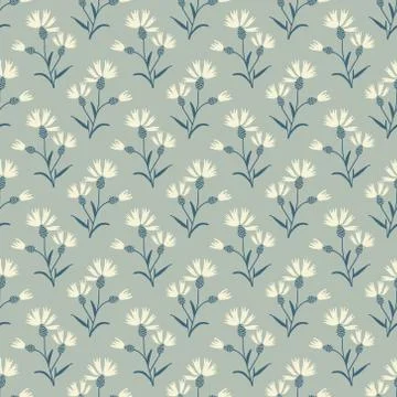 Seamless floral pattern Stock Illustration