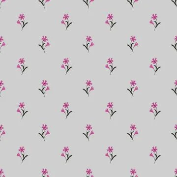 Seamless floral pattern Stock Illustration