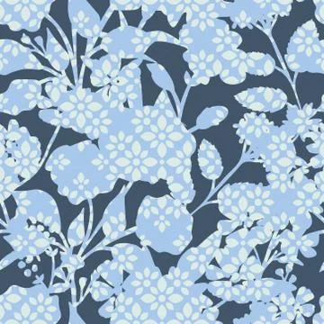 Seamless floral pattern Stock Illustration