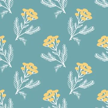 Seamless floral pattern Stock Illustration