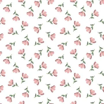 Seamless floral pattern Stock Illustration
