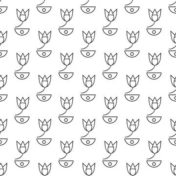 Seamless floral pattern Stock Illustration