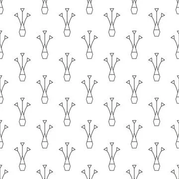 Seamless floral pattern Stock Illustration