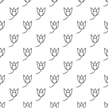 Seamless floral pattern Stock Illustration