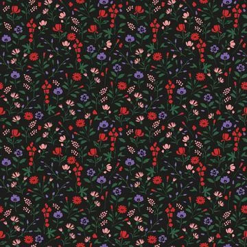 Seamless floral pattern Illustrazione stock