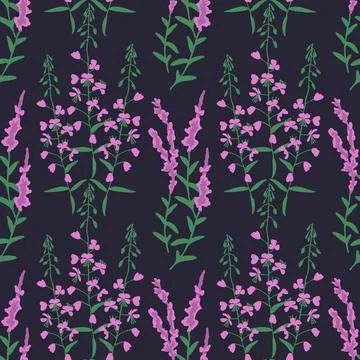 Seamless floral pattern Stock Illustration