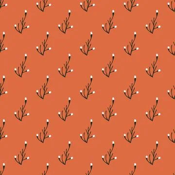 Seamless floral pattern Stock Illustration