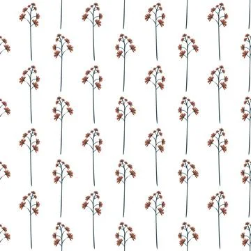 Seamless floral pattern Stock Illustration