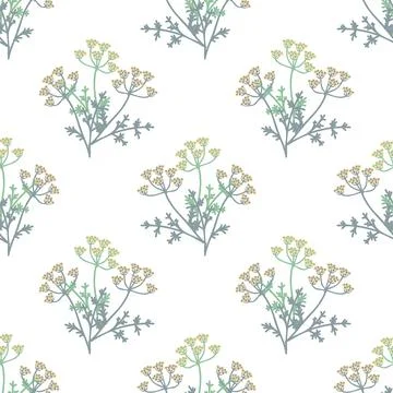 Seamless floral pattern Stock Illustration