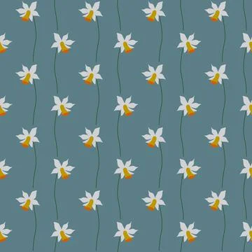 Seamless floral pattern Stock Illustration