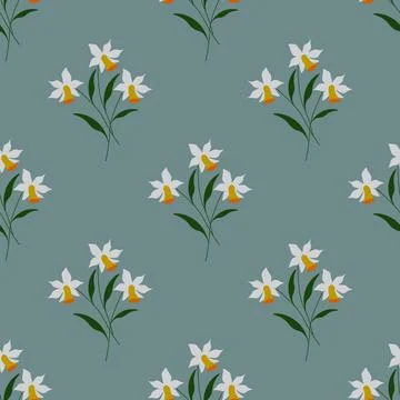 Seamless floral pattern Stock Illustration