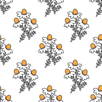 Seamless floral pattern Stock Illustration