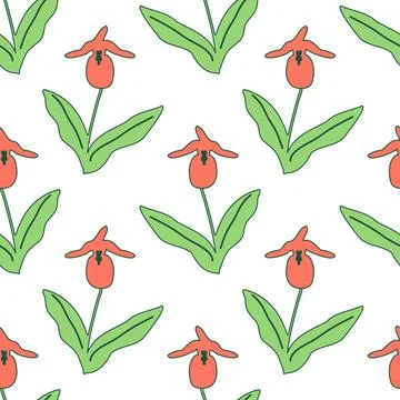 Seamless floral pattern Stock Illustration