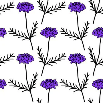 Seamless floral pattern Stock Illustration