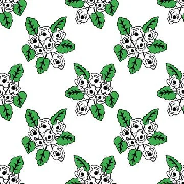 Seamless floral pattern Stock Illustration