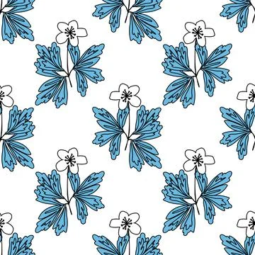 Seamless floral pattern Stock Illustration