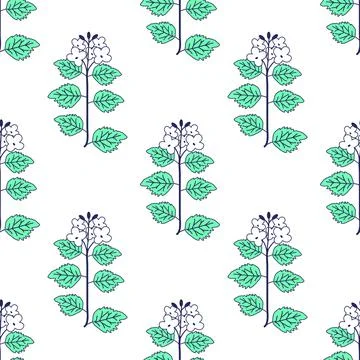 Seamless floral pattern Stock Illustration