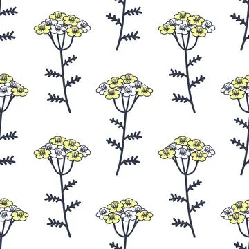 Seamless floral pattern Stock Illustration
