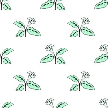 Seamless floral pattern Stock Illustration