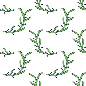 Seamless floral pattern Stock Illustration