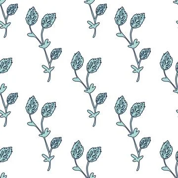 Seamless floral pattern Stock Illustration