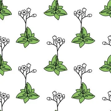 Seamless floral pattern Stock Illustration