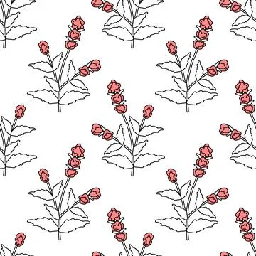 Seamless floral pattern 스톡 일러스트