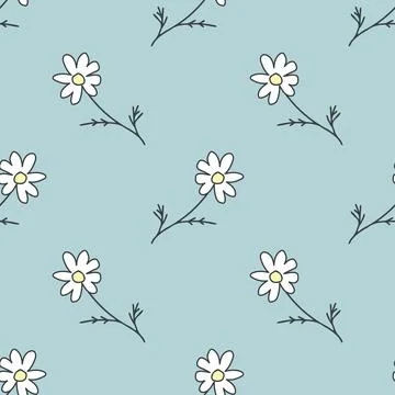 Seamless floral pattern Illustrazione stock