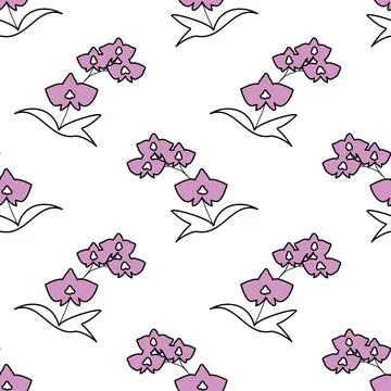 Seamless floral pattern Stock Illustration