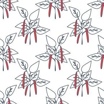 Seamless floral pattern Stock Illustration
