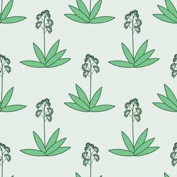 Seamless floral pattern Stock Illustration