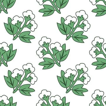 Seamless floral pattern Stock Illustration