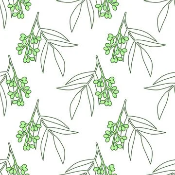 Seamless floral pattern Stock Illustration