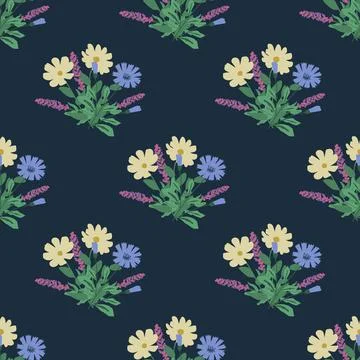 Seamless floral pattern Stock-Illustration