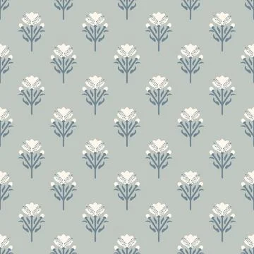 Seamless floral pattern Stock Illustration