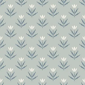 Seamless floral pattern Illustrazione stock
