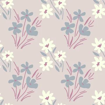 Seamless floral pattern Stock Illustration