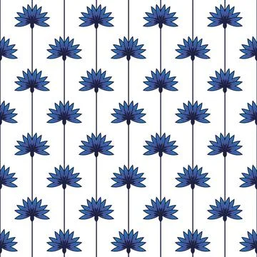 Seamless floral pattern Stock Illustration