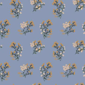 Seamless floral pattern Stock Illustration