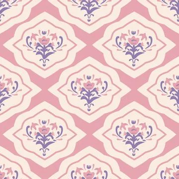 Seamless floral pattern Stock Illustration