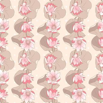 Seamless Floral pattern Stock Illustration