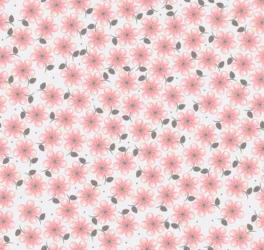 Seamless floral pattern Stock Illustration