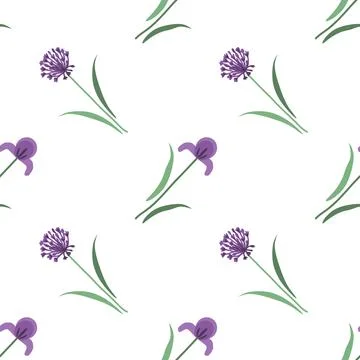Seamless floral pattern Stock Illustration